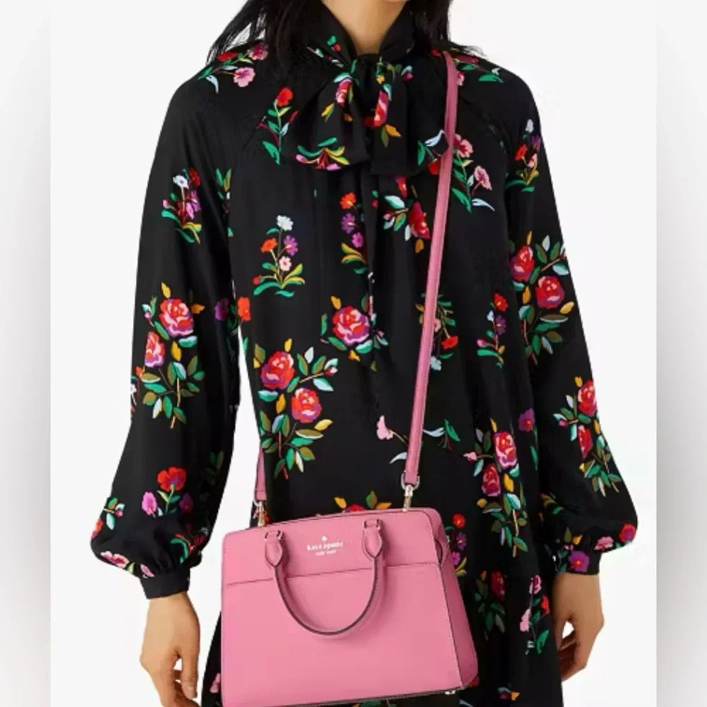 Kate Spade Madison Saffiano Leather Small Satchel - Picture 5 of 10